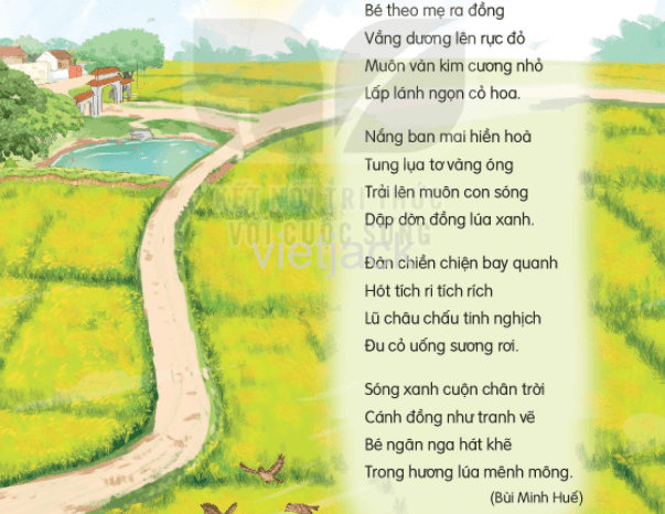 Cánh đồng quê em trang 129, 130