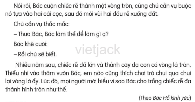 Chiếc rễ đa tròn trang 104, 105, 106