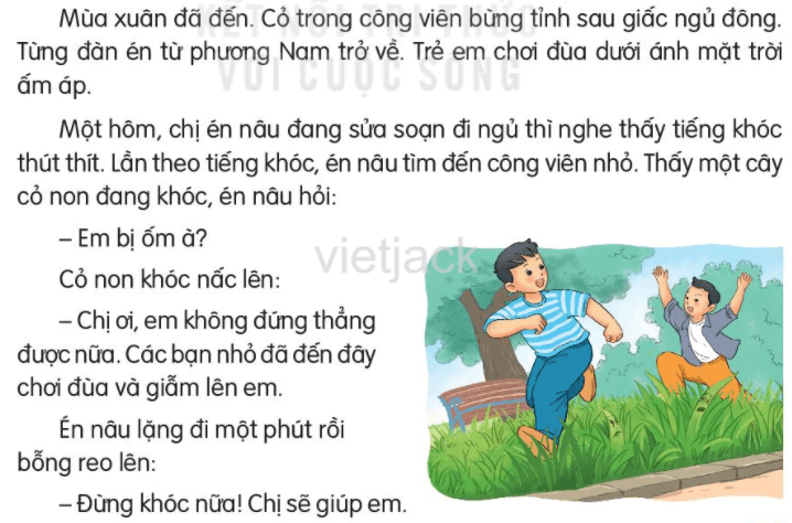 Cỏ non cười rồi trang 57, 58