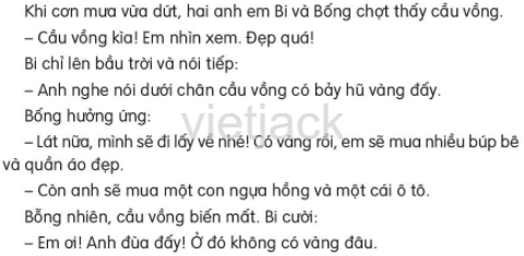 Đọc Niềm vui của Bi và Bống trang 17, 18