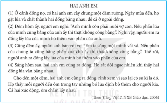 Kể chuyện Hai anh em trang 111