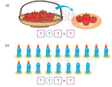 Toán lớp 1 Phép trừ dạng 17 – 2 trang 128 | Cánh diều