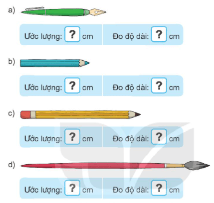 Toán lớp 1 Bài 26: Đơn vị đo độ dài trang 32 | Kết nối tri thức