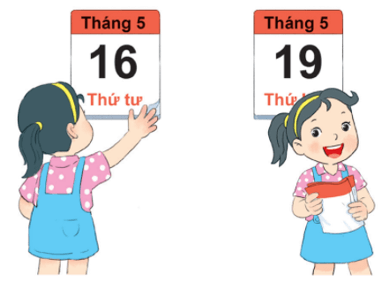 Toán lớp 1 Bài 36: Thực hành xem lịch và giờ trang 80 | Kết nối tri thức