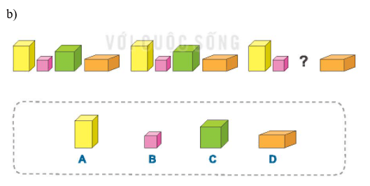 Toán lớp 1 Bài 40: Ôn tập hình học và đo lường trang 100 | Kết nối tri thức