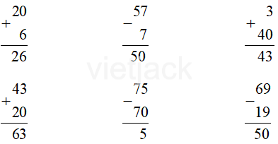 Toán lớp 2 - tập 1 - Bài 5