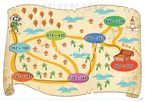 Toán lớp 2 - tập 2 - Bài 62