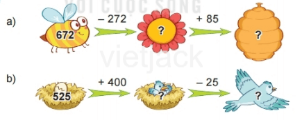 Toán lớp 2 - tập 2 - Bài 70