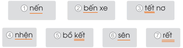 Vở bài tập Tiếng Việt lớp 1 trang 47, 48 Bài 61: ên, êt | Cánh diều