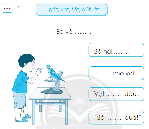 Vở bài tập Tiếng Việt lớp 1 trang 34, 35, 36 Chủ đề 10: Ngày chủ nhật - Chân trời sáng tạo