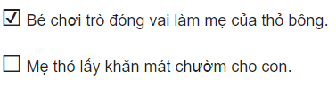 Vở bài tập Tiếng Việt lớp 1 trang 32, 33, 34, 35, 36 Chủ đề 25: Mẹ và cô - Chân trời sáng tạo