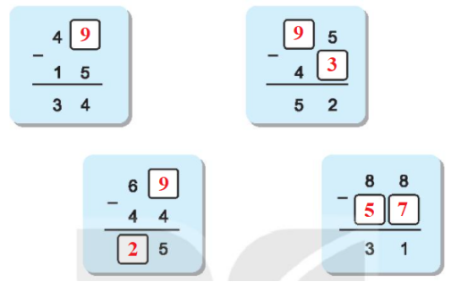 Vở bài tập Toán lớp 1 trang 61, 62 - Bài 32 Tiết 2